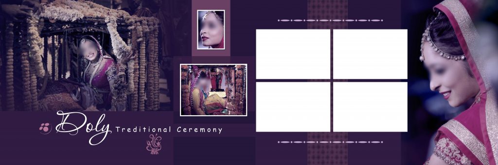 INDIAN WEDDING ALBUM PSD TEMPLATE 12X36 VOL-2