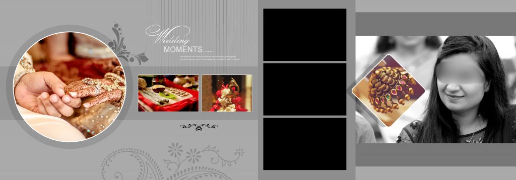 INDIAN WEDDING ALBUM PSD TEMPLATE 12X36 VOL-3