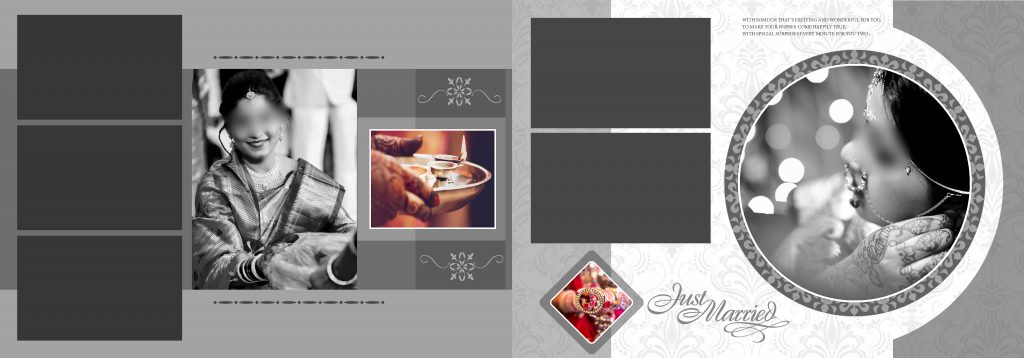 INDIAN WEDDING ALBUM PSD TEMPLATE 12X36 VOL-3