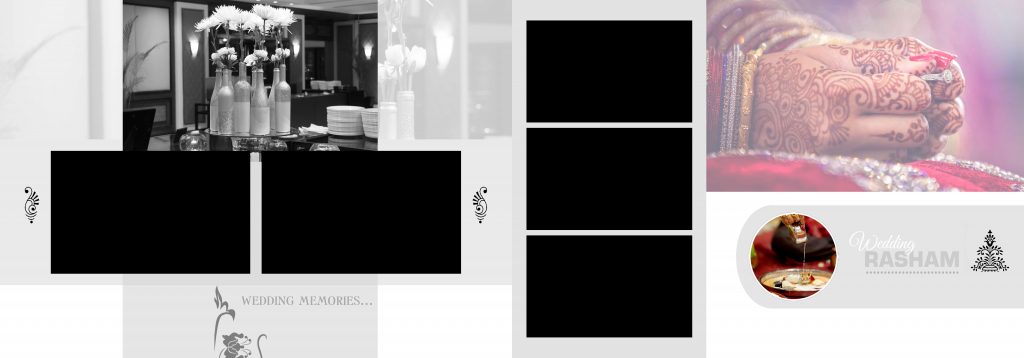 INDIAN WEDDING ALBUM PSD TEMPLATE 12X36 VOL-3