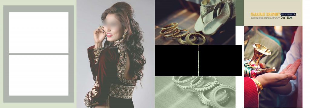 INDIAN WEDDING ALBUM PSD TEMPLATE 12X36 VOL-3