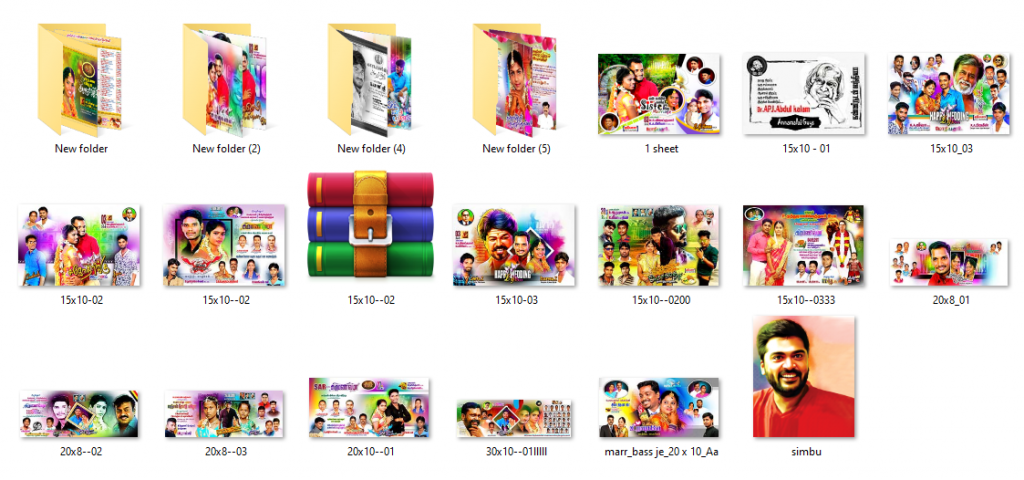 Mega Pack 19 GB Wedding Flex Psd Download