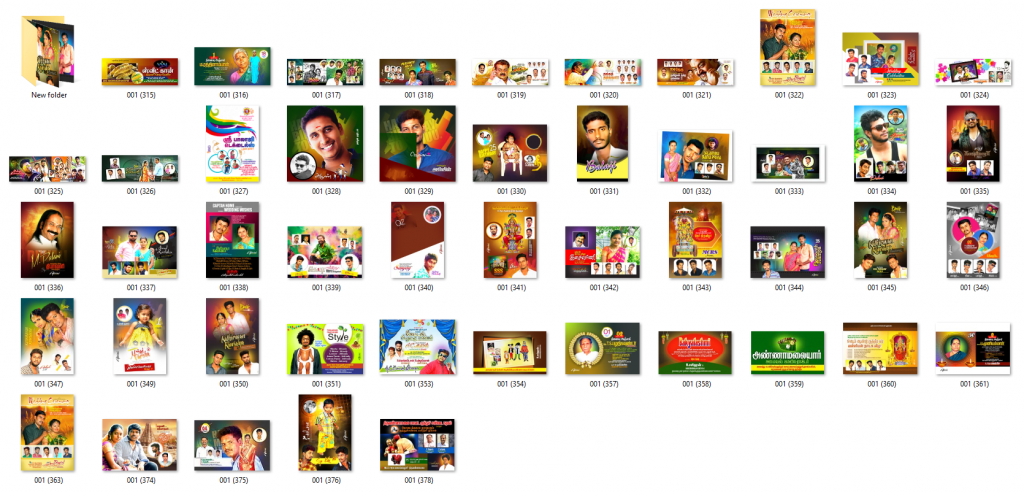 Mega Pack 19 GB Wedding Flex Psd Download