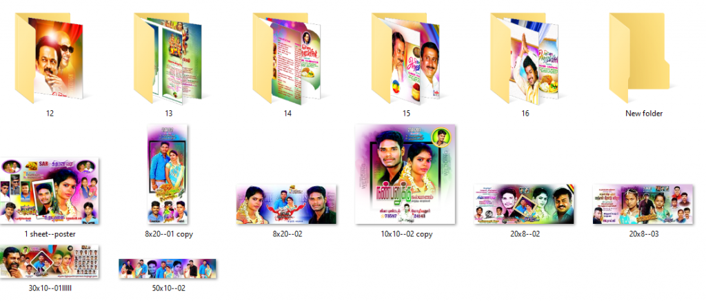 Mega Pack 19 GB Wedding Flex Psd Download