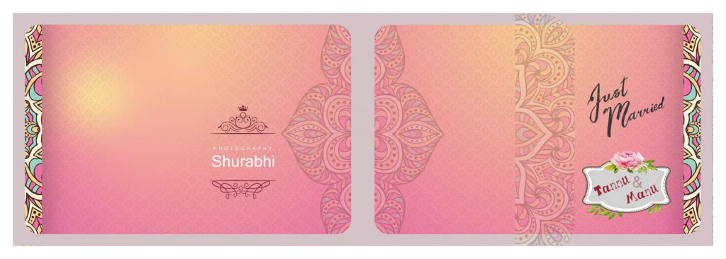 Wedding Album Cover PSD Free Download 12&times;36