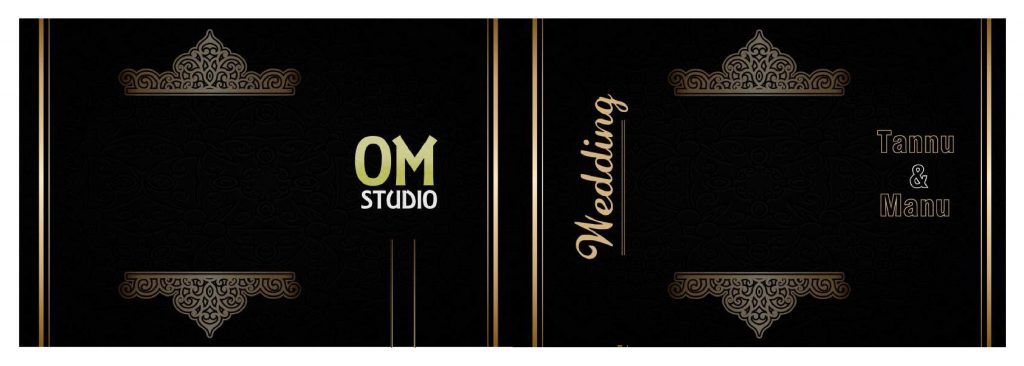 Wedding Album Cover PSD Free Download 12×36