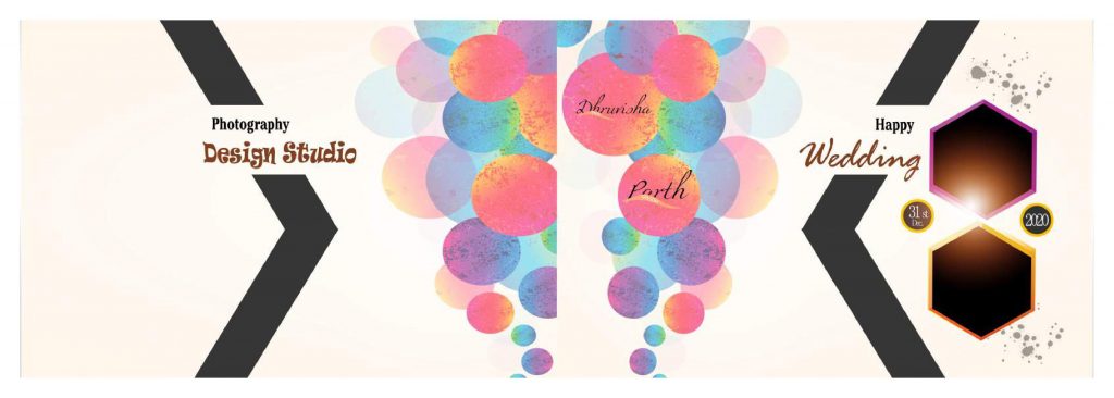 Wedding Album Cover PSD Free Download 12&times;36