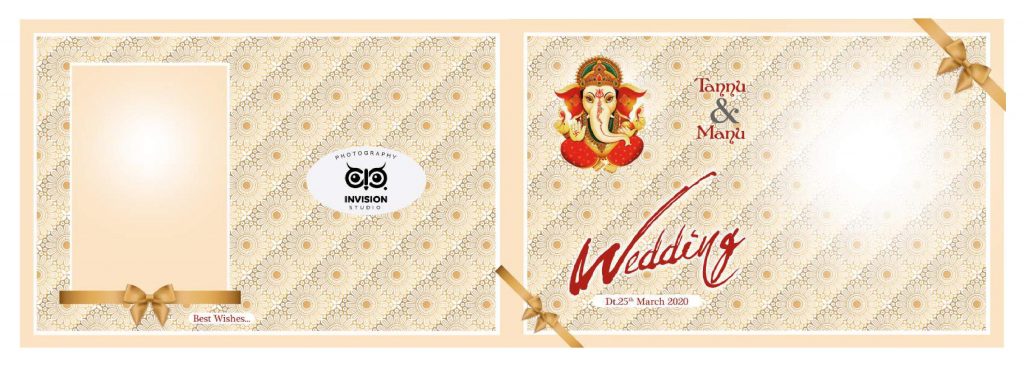 Wedding Album Cover PSD Free Download 12&times;36