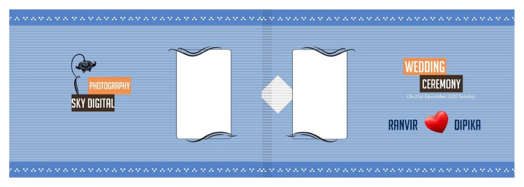 Wedding Album Cover PSD Free Download 12&times;36
