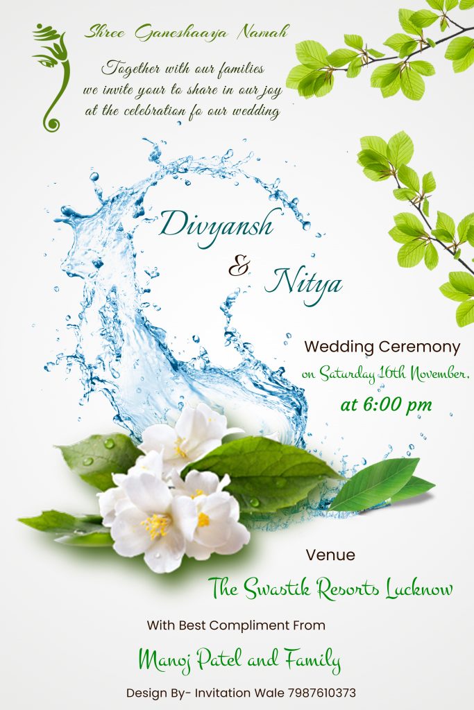 #Vol -1 Whatsapp Wedding Invitation PSD