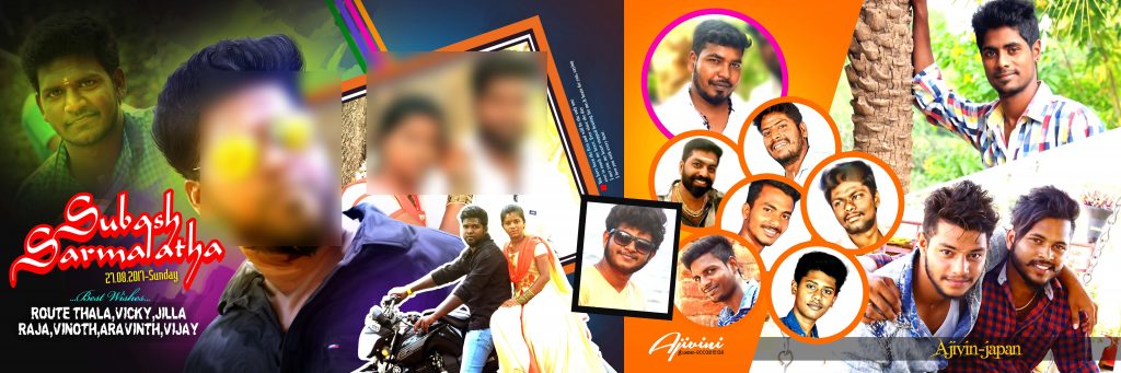 Premium Tamil Wedding Flex Design Psd