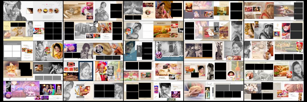 VOL-9-12×36 -INDIAN WEDDING ALBUM PSD TEMPLATE