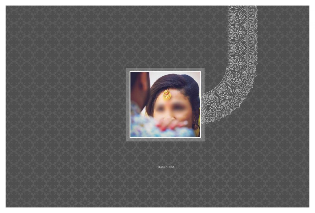 Premium Wedding Album Cover PSD Download 12×36