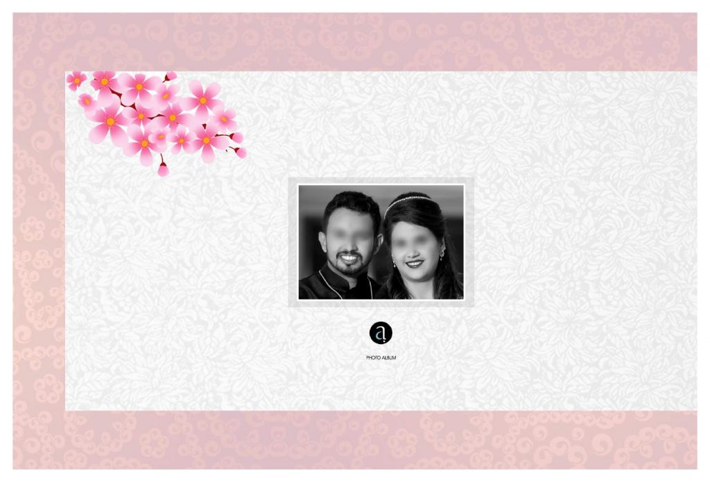 Premium Wedding Album Cover PSD Download 12×36