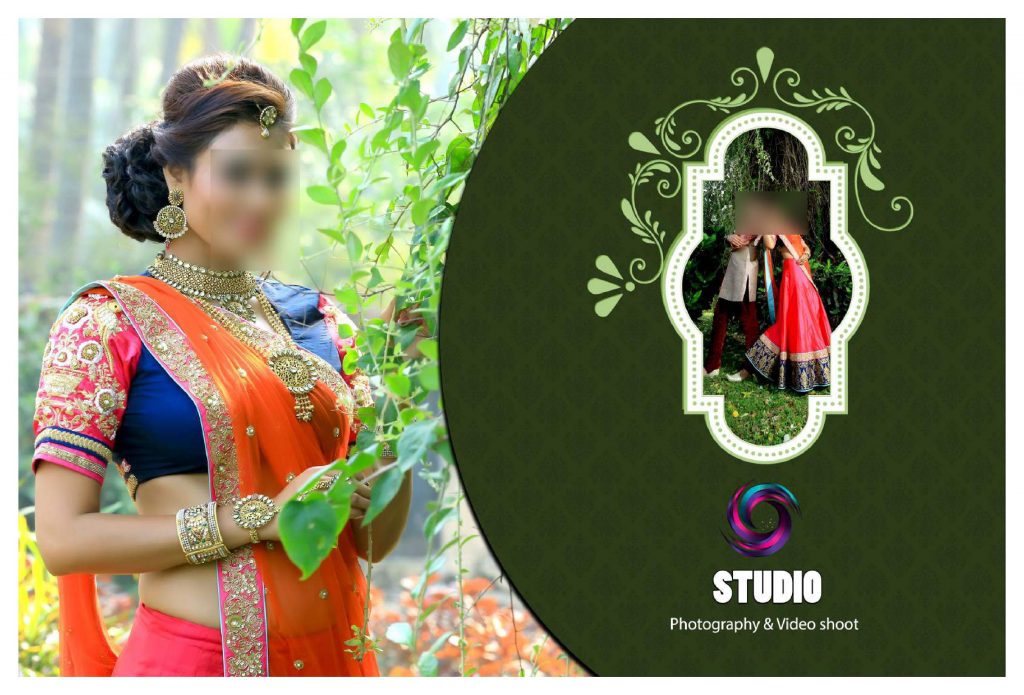 Premium Wedding Album Cover PSD Download 12×36