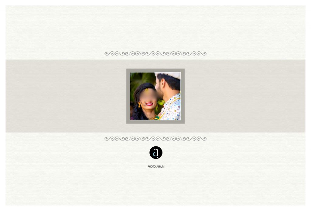 Premium Wedding Album Cover PSD Download 12×36