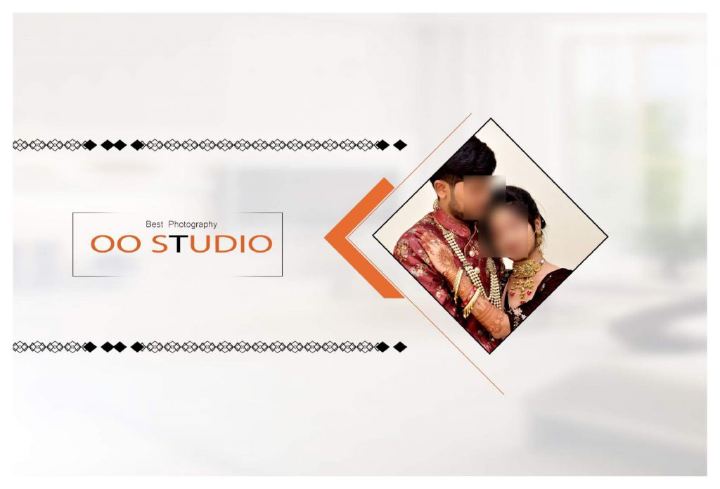 Premium Wedding Album Cover PSD Download 12×36