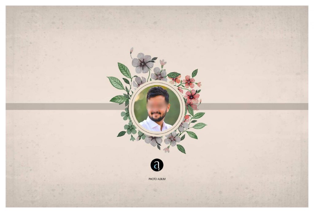 Premium Wedding Album Cover PSD Download 12×36