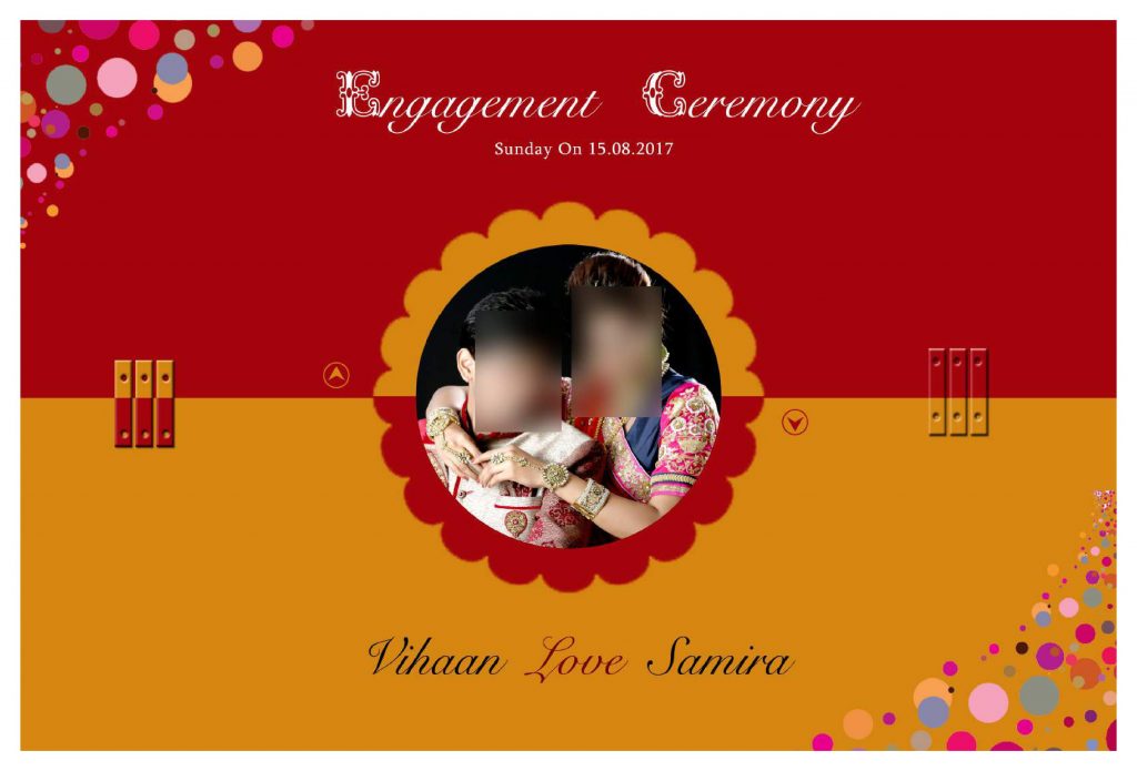 Premium Wedding Album Cover PSD Download 12×36
