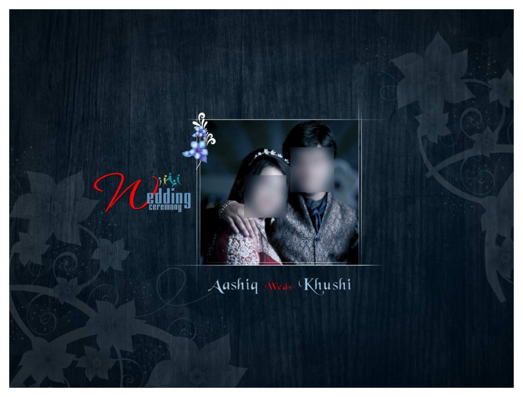 Premium Wedding Album Cover PSD Download 12×36