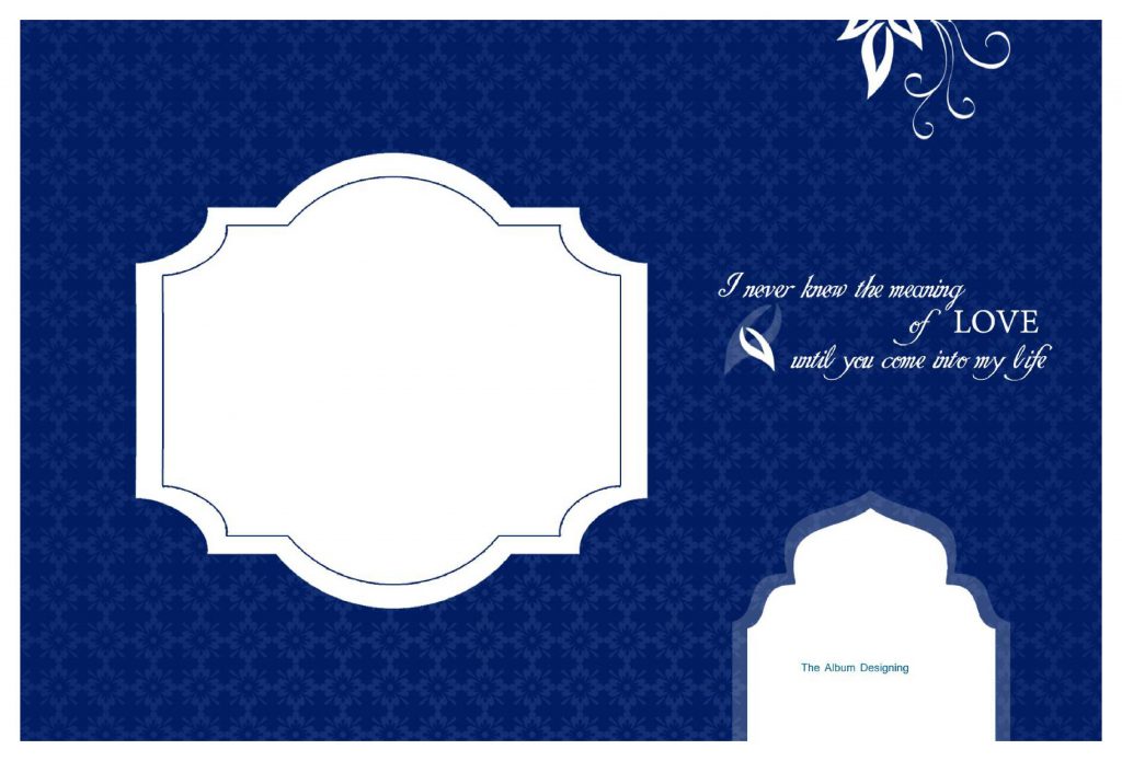 Premium Wedding Album Cover PSD Download 12×36