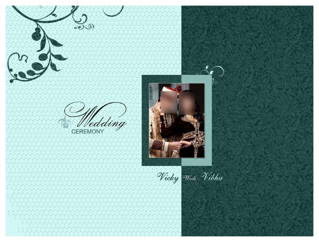 Premium Wedding Album Cover PSD Download 12×36