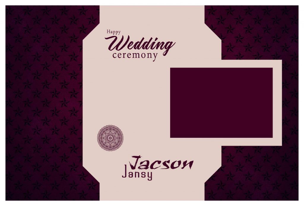 Premium Wedding Album Cover PSD Download 12×36