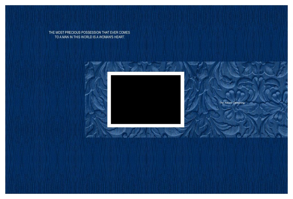 Premium Wedding Album Cover PSD Download 12×36