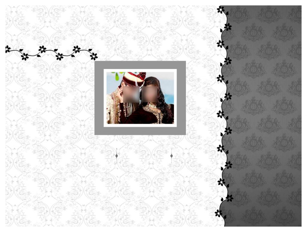 Premium Wedding Album Cover PSD Download 12×36