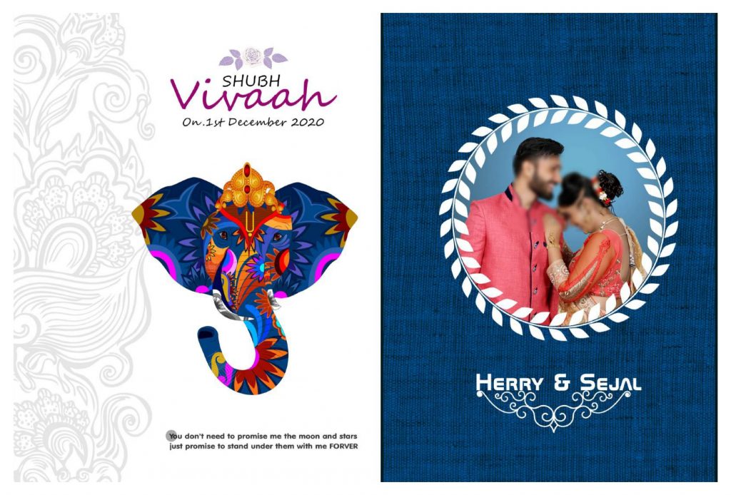 Wedding Album Cover PSD Download 12&times;36