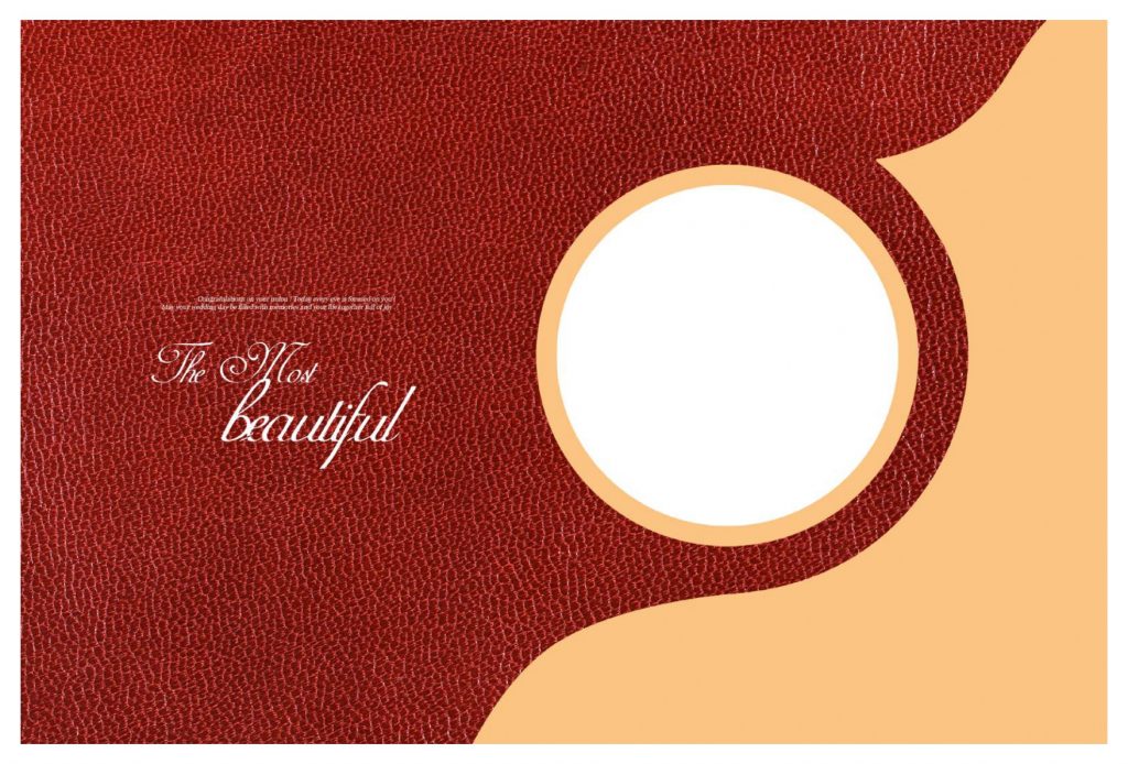 Wedding Album Cover PSD Download 12&times;36