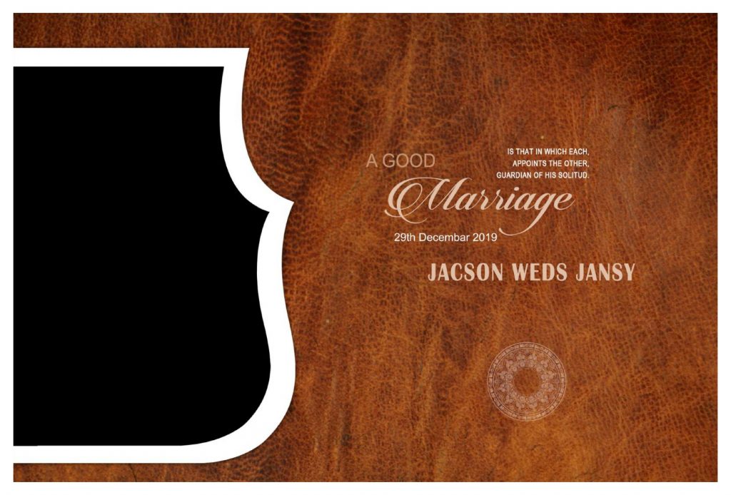 Wedding Album Cover PSD Download 12&times;36