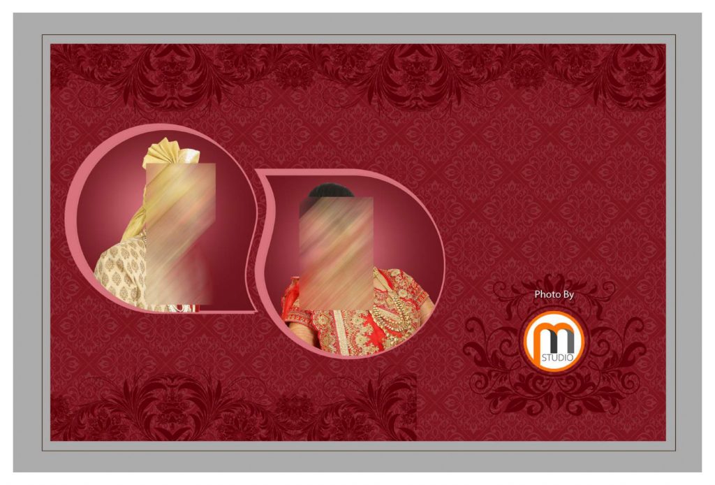 Wedding Album Cover PSD Download 12&times;36