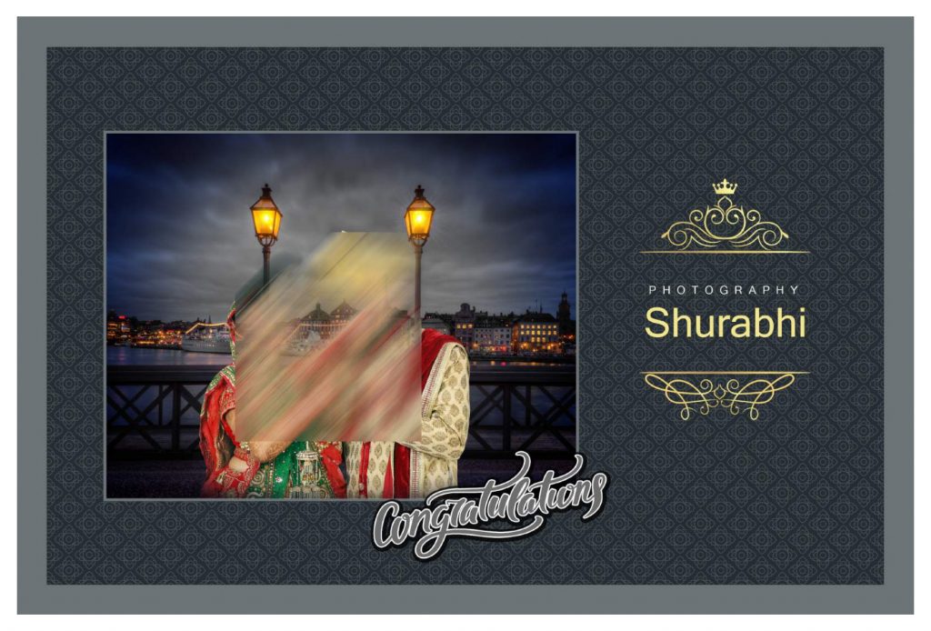 Wedding Album Cover PSD Download 12&times;36