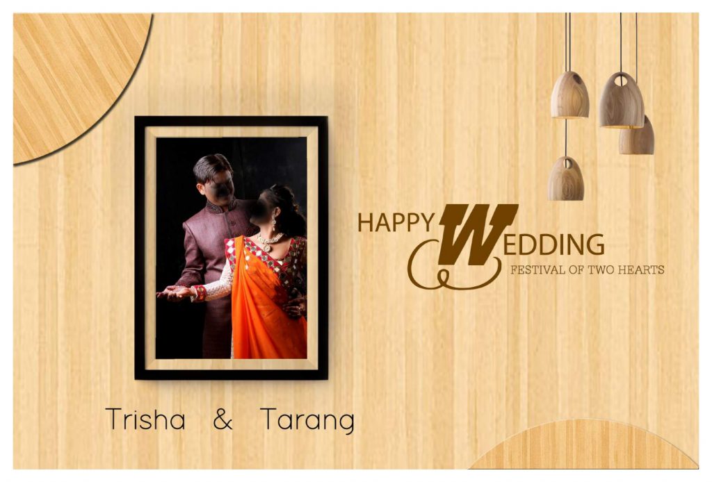 Wedding Album Cover PSD Download 12&times;36