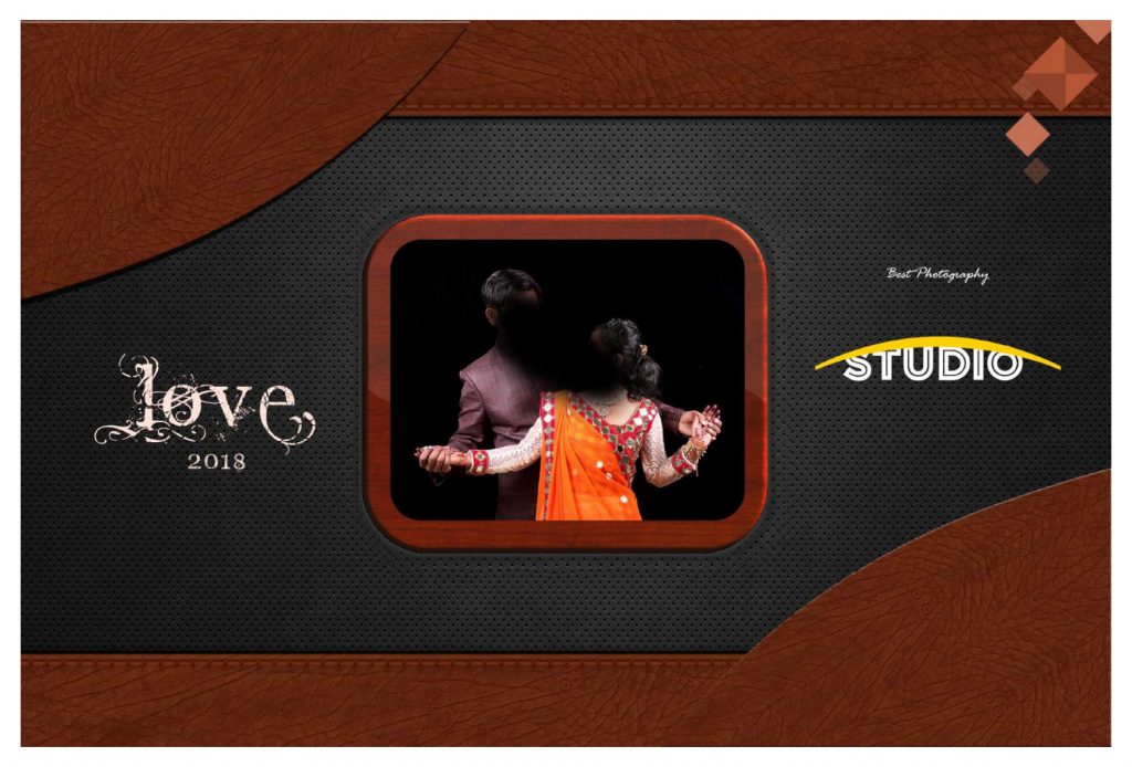 Wedding Album Cover PSD Download 12&times;36