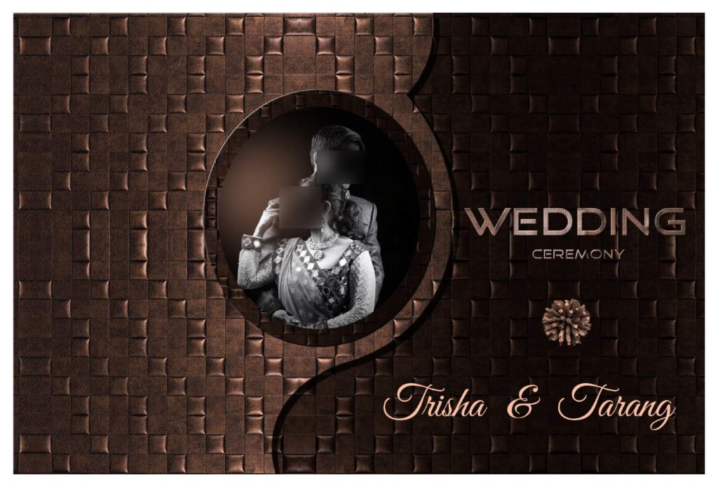 Wedding Album Cover PSD Download 12&times;36