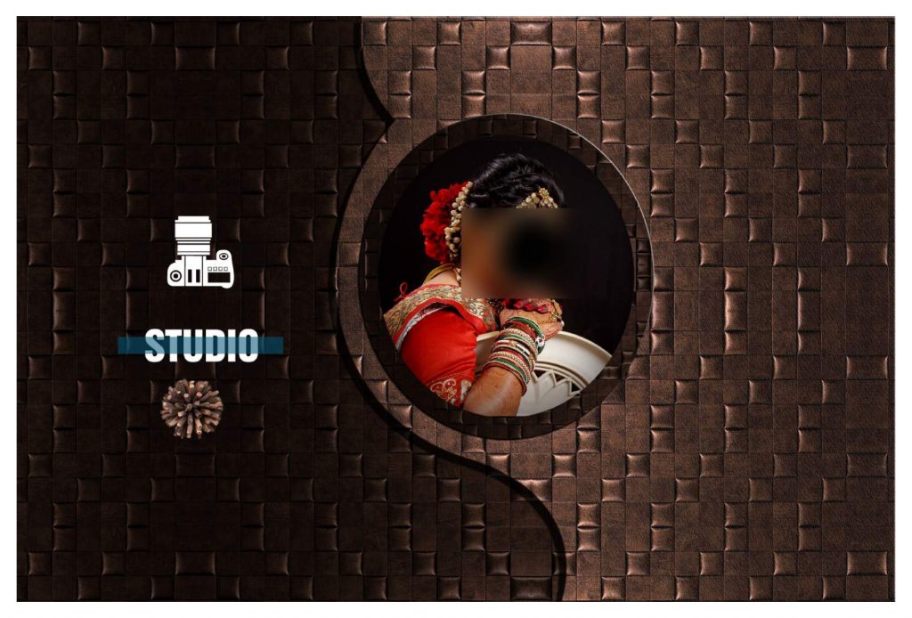 Wedding Album Cover PSD Download 12&times;36