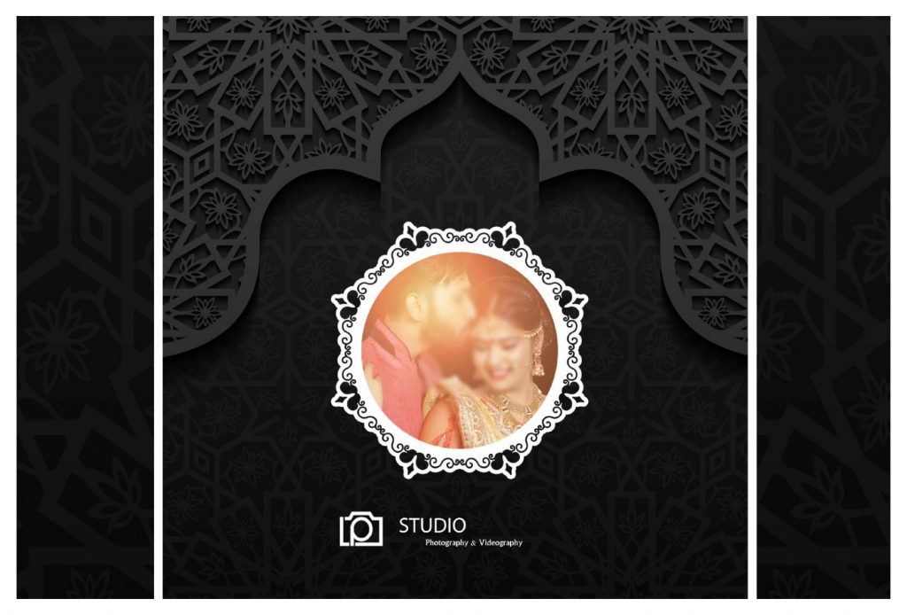 Wedding Album Cover PSD Download 12&times;36