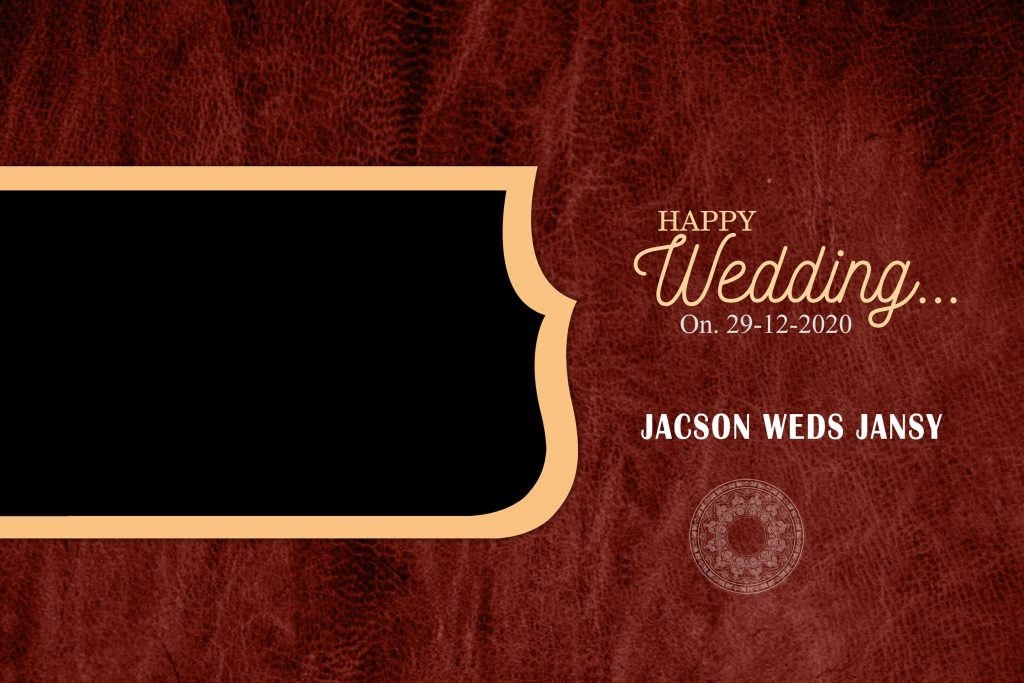 Premium Wedding Album Cover PSD Download 12×36