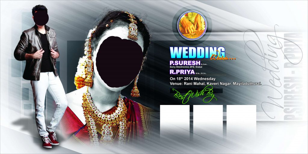 Premium Tamil Wedding Flex Design Psd