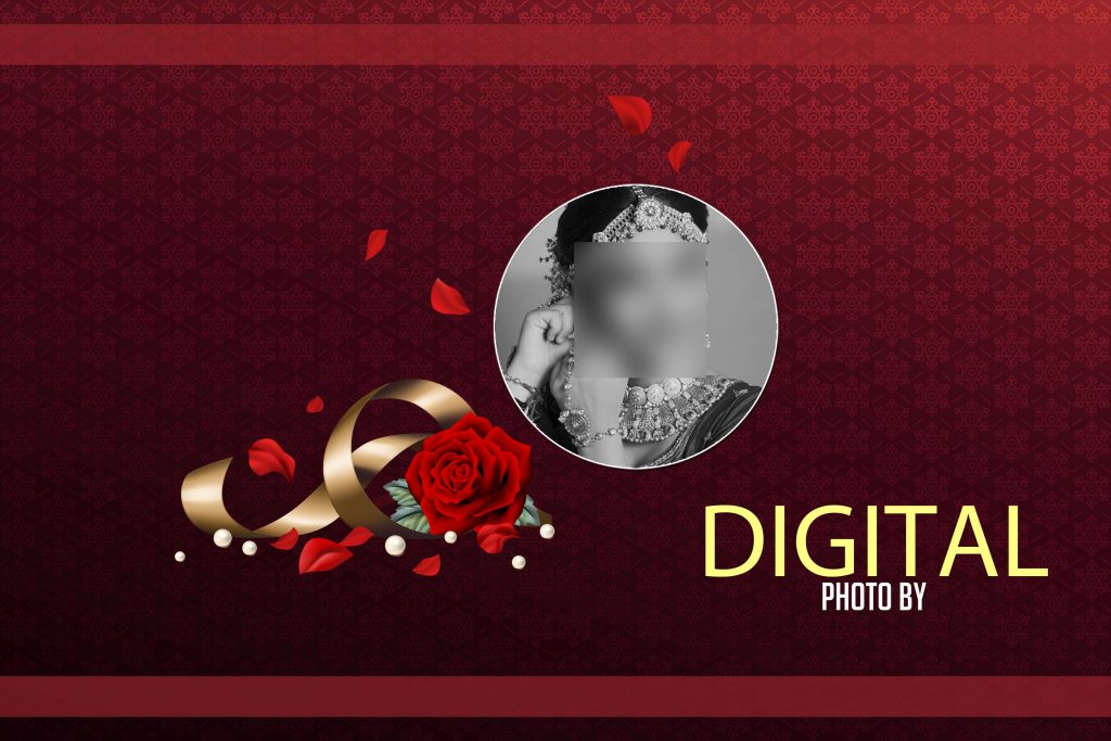 Premium Wedding Album Cover PSD Download 12×36
