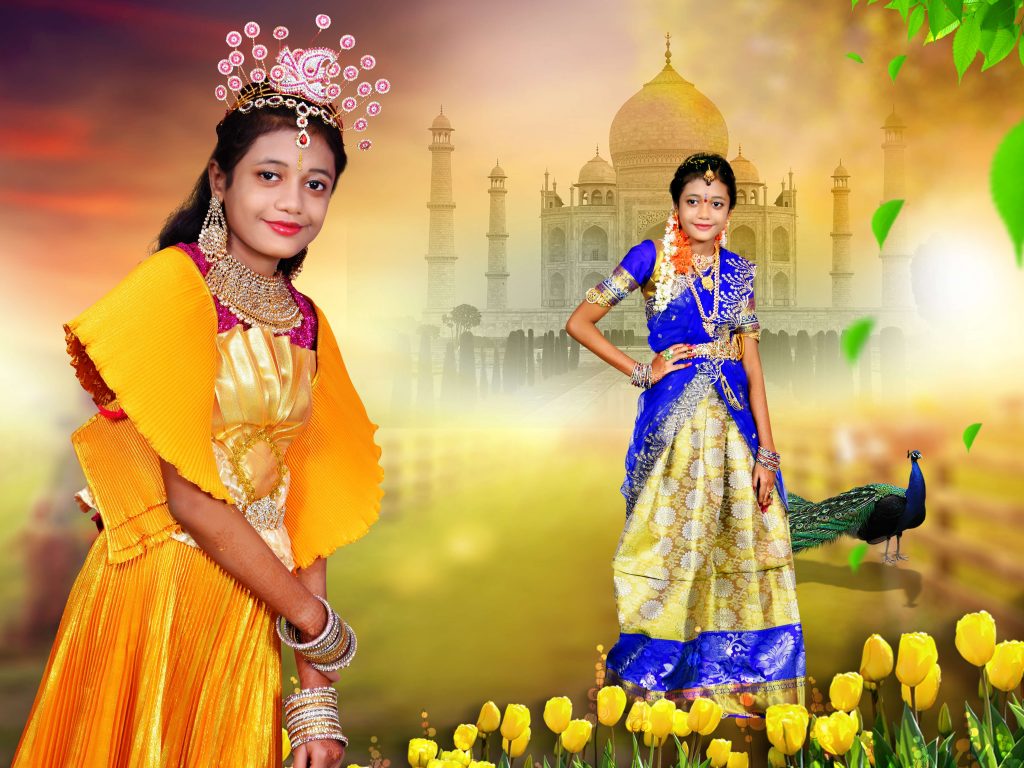 Vol-01-Premium Half Saree Function Album PSD