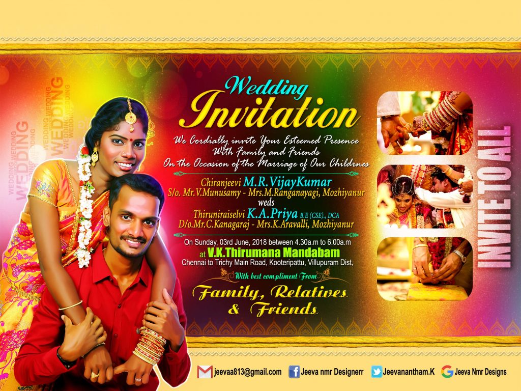 PREMIUM NEW WEDDING INVITATION PSD FILES