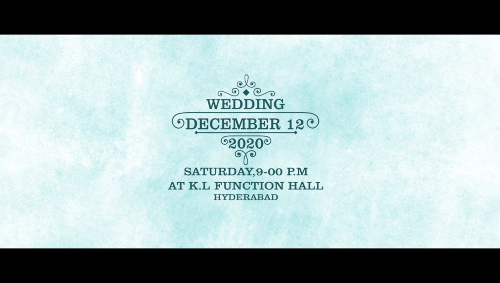 Adobe Premiere Pro – Save the Date