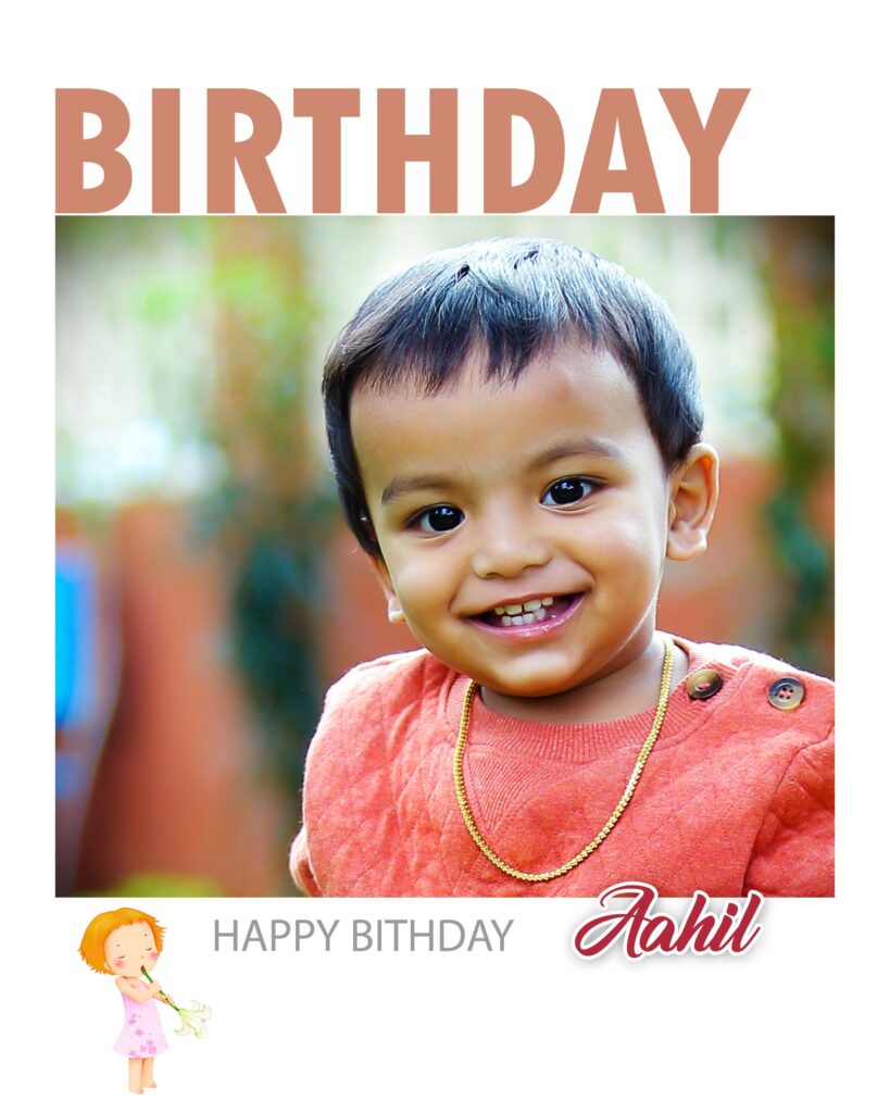 #6– Birthday Album PSD template