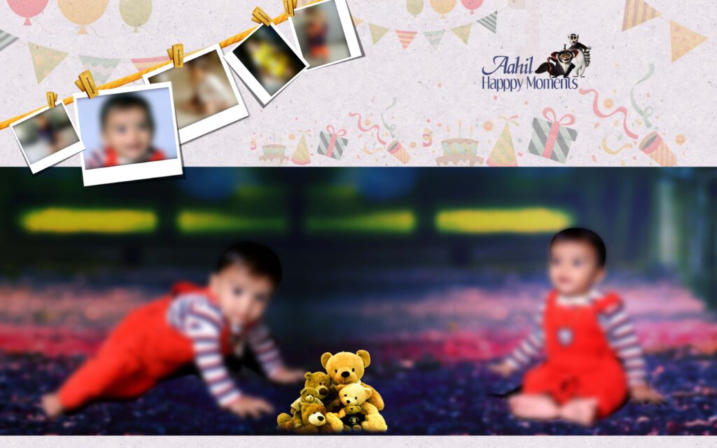 #6– Birthday Album PSD template