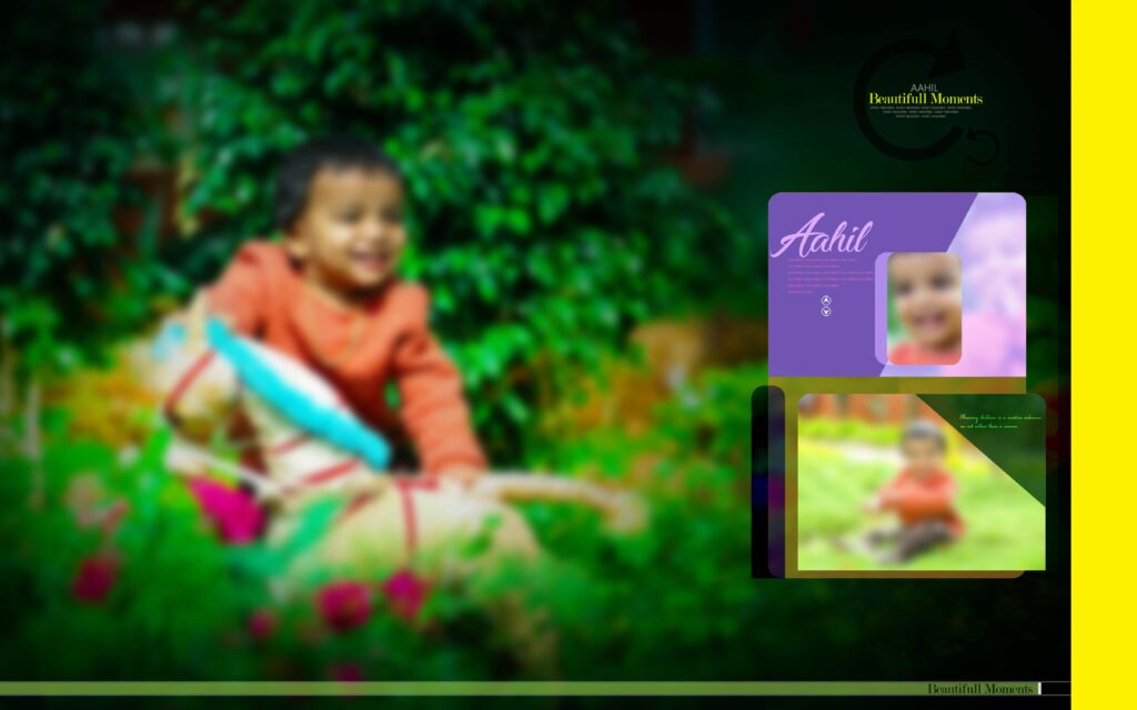 #6– Birthday Album PSD template