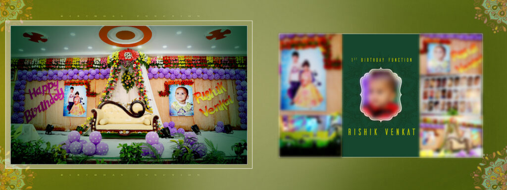 #1 - Birthday Album PSD template