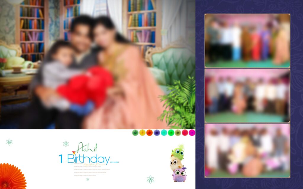 #7– Birthday Album PSD template
